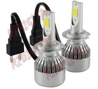 KIT LAMPADE LED AUTO MOTO ALTA POTENZA H7 6000K BIANCO LUCI EMISSIONE LUMINOSA