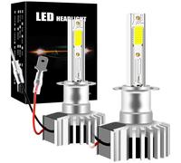 KIT LAMPADE LED DACIA RENAULT ABBAGLIANTE H1 BIANCO PURO COPPIA LUCI FARO DUSTER