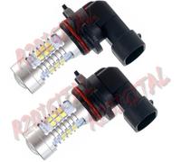 LAMPADE LED H16 DACIA DUSTER FARI FENDINEBBIA 2P 6000K BIANCO SMD AUTO LAMPADINE