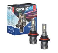 KIT LAMPADE LED HB5 9006 6000K 12V CSP SIRIUS BIANCA 1500 LUMEN MONTAGGIO RAPIDO
