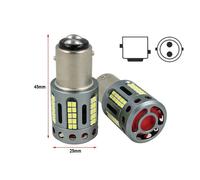 KIT LAMPADE LED P21/5W BAY15D 1157 CANBUS 100% 6000K 60 SMD 2016 Ventola Pavia