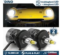 KIT Lampade LED per FERRARI DINO GTS Anabbaglianti+ Abbaglianti CANbus 6500K