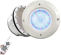 Kit Lampadina LED per Piscina Ip68 12-54w Par56 Luce per Piscina 12v Ip68 Lampadina Impermeabile per Piscina Impermeabile Ip68 per Piscina, RGB+Control, 12W