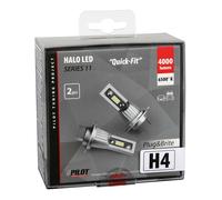 KIT LAMPADINE A LED X AUTO LAMPA PILOT H4 SERIE 11 6500K QUICK-FIT 12/24V 57807