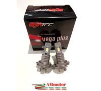 KIT Lampadine H7 Led Moto Yamaha R 125 2014 Riatec Vega Plus 6000K Luce Bianca