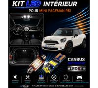 Kit Lampadine LED Per Illuminazione Interna Plafoniera Bianca MINI Paceman R61
