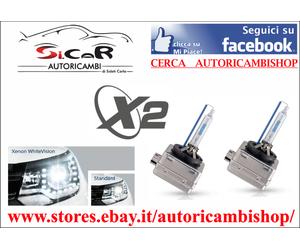 KIT LAMPADINE ORIGINALI D1S XENON AD EFFETTO LED WHITEVISION 85V 35W