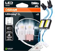 Kit Lampadine Osram Led 6000K T20 W21W + Resistenze Elimina Errore Canbus