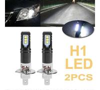Kit lampadine per fari a LED DRL 2x H1 6000k Super Bright White 6000lm, abbaglianti, nuova edizione