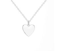 Kit latte seno fai da te - Collana a forma di cuore "innamorato" SILVER