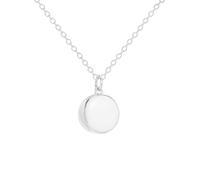 Kit latte seno fai da te - Collana con medaglione rotonda in argento da 12 mm "Cerchio della Vita"