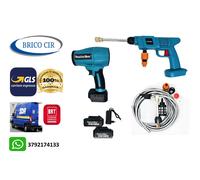 KIT LAVAGGIO AUTO MOTO IDROPULITRICE E SOFFIATORE A DUE BATTERIE DA 48V 4A
