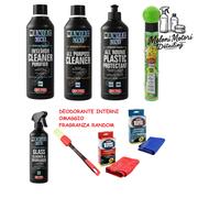 KIT LAVAGGIO AUTO PULIZIA INTERNI MAFRA MANIAC LINE FOR CAR DETAILING