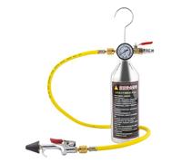 Kit Lavaggio Impianto A/C Set Tubi Flessibili Con Manometro Per Auto A/C | Set Lavaggio Tubi Condizionatore Auto Per Vettura Veicolo Camper Berlina Tubo Manometro