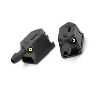 Kit Lavavetri Per Parabrezza Spruzzo D'acqua Per Tergicristallo Per Parabrezza Auto 2 Pezzi 9 Mm Su Ugelli Regolati Braccio Di Aggiornamento Montato A 4 Vie Getti 8 Mm C9 C8