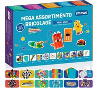® Kit Lavoretti Creativi per Bambini - Grande Set Di Bricolage Con Scovolini E M