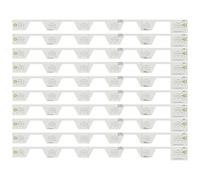 KIT LED 10PZ TMT_55E5800_10X6_3030C_6S1P_W44 BARRE LED PER TV 55" TCL THOMSON...