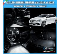KIT LED BIANCO INTERNI CONVERSIONE COMPLETO RENAULT MEGANE IV 4 NO ERRORE CANBUS