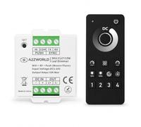 Kit Led Dimmer WIFI Pulsante Con Telecomando RF, 5V 12V 24V 10A, Master Slave, Memoria e Sincronizzabile, APP Tuya Smart Life, Regolare Strisce Led 3 In 1, WIFI+Push+Telecomando