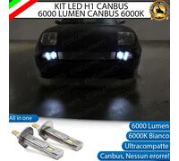 KIT LED H1 FENDINEBBIA FIAT COUPE' 6000K BIANCO 6000 LUMEN ALL IN ONE