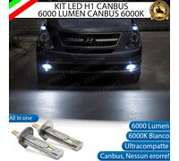 KIT LED H1 FENDINEBBIA HYUNDAI H-1 H1 6000K BIANCO 6000 LUMEN ALL IN ONE