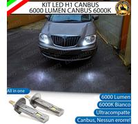 KIT LED H1 FENDINEBBIA LANCIA PHEDRA 6000K BIANCO 6000 LUMEN ULTRACOMPATTE