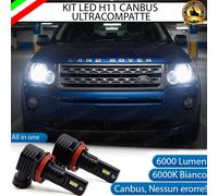 KIT LED H11 LAND ROVER FREELANDER MK2 DAL 2011 AL 2012 ANABBAGLIANTI 6000 LUMEN