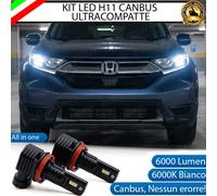 KIT LED H11 PER HONDA CR-V MK5 ANABBAGLIANTI 6000 LUMEN 6000K BIANCO CANBUS