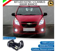 KIT LED H27W / 2 CANBUS 6000K FENDINEBBIA PER CHEVROLET SPARK 2009-2012