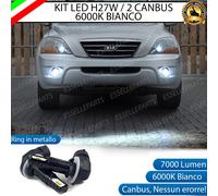 KIT LED H27W CANBUS 6000K 7000 LUMEN FENDINEBBIA KIA SORENTO MK1 RESTYLING