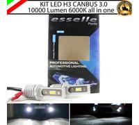 KIT LED H3 FENDINEBBIA OPEL AGILA A CANBUS BIANCO XENO 10.000 LUMEN