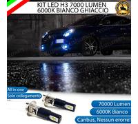KIT LED H3 PER ALFA ROMEO MITO RESTYLING CANBUS 7000 LUMEN 6000K FENDINEBBIA