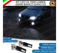 KIT LED H3 PER HYUNDAI MATRIX CANBUS 7000 LUMEN 6000K BIANCO FENDINEBBIA