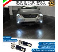 KIT LED H3 PER VOLKSWAGEN FOX CANBUS 7000 LUMEN 6000K FENDINEBBIA ALL IN ONE