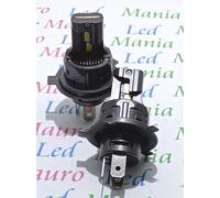 KIT LED H4 120W LAMPADE CANBUS 6000K MINI FORMATO 1:1 DC 12V 24V PLUG & PLAY PV