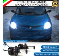 KIT LED H4 6000K AIXAM A721 A 721 INNOVATION 18000 LUMEN CANBUS 6000K