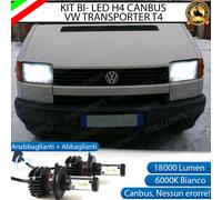 KIT LED H4 6000K SEAT CORDOBA 6K 18000 LUMEN CANBUS 100% NO ERRORE 6000K BIANCO