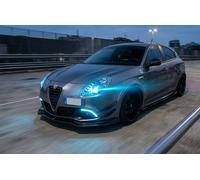 KIT LED H7 80W LASER ICE BLUE LUCI DIURNE DRL ALFA GIULIETTA FENDI NO ERROR 80W