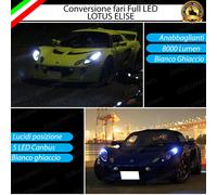 KIT LED H7 CANBUS LOTUS ELISE CON LED 8000 LUMEN + LUCI POSIZIONE LED