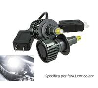 Kit LED H7 FULL LED per faro lenticolare LED 360GRADI 9600LM 80W 12V 6000K