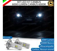 KIT LED H7 PER GREAT WALL VOLEEX C20R ANABBAGLIANTI 6000 LUMEN 6000K CANBUS
