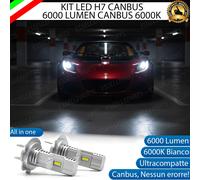 KIT LED H7 PER LOTUS ELISE MK3 ANABBAGLIANTI 6000 LUMEN 6000K ALL IN ONE CANBUS