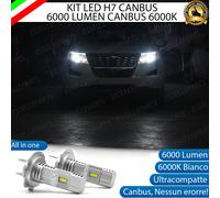 KIT LED H7 PER MAHINDRA XUV500 PRE-RESTYLING ANABBAGLIANTI 6000 LM 6000K CANBUS
