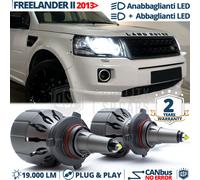 Kit LED HB3 CANbus PER Freelander 2 dal 2013 Luci Anabbaglianti+Abbaglianti 111W