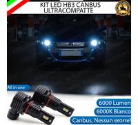 KIT LED HB3 PER HONDA INSIGHT ABBAGLIANTI 6000 LUMEN 6000K CANBUS