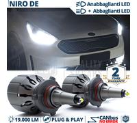 Kit LED HB3 PER Kia Niro DE Luci Bianche Anabbaglianti+Abbaglianti CANbus 111W