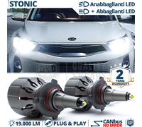 Kit LED HB3 PER Kia Stonic Luci Bianche Potenti Anabbaglianti+Abbaglianti CANbus