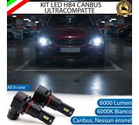 KIT LED HB4 PER LEXUS IS MK1 ANABBAGLIANTI 6000 LUMEN 6000K CANBUS