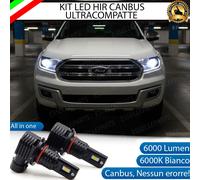 KIT LED HIR PER FORD RANGER MK4 RESTYLING 6000 LUMEN 6000K ALL IN ONE CANBUS
