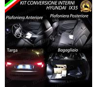 KIT LED INTERNI ABITACOLO HYUNDAI IX35 IX 35RESTYLING COMPLETO + LED TARGA 6000K
